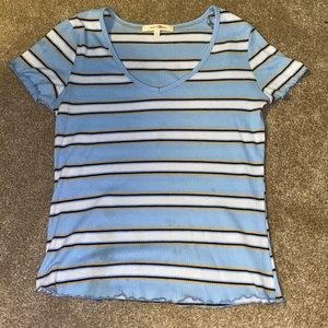 wishful park striped v neck